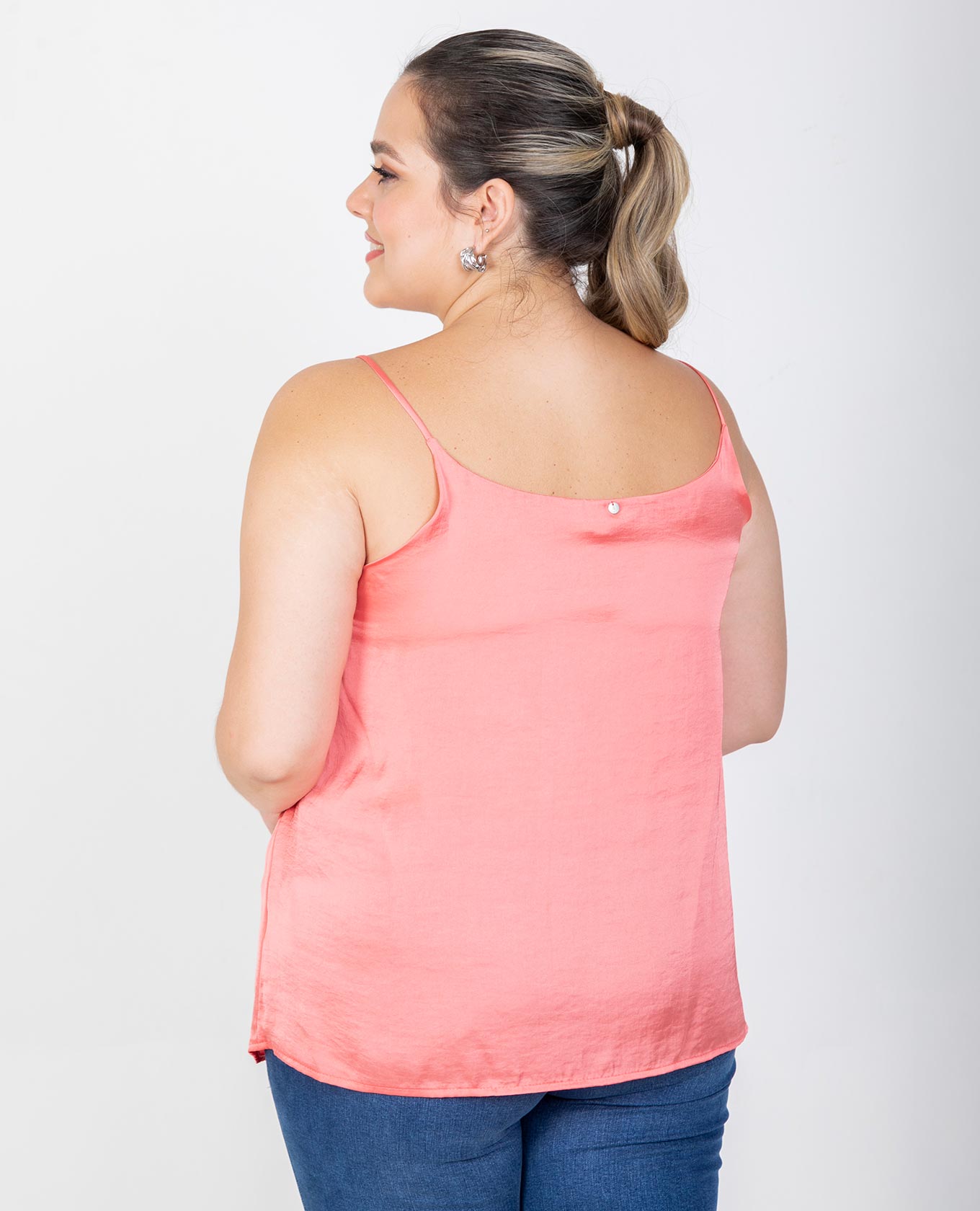 BLUSA BÁSICA TALLAS GRANDES OLIVIA Adrissa