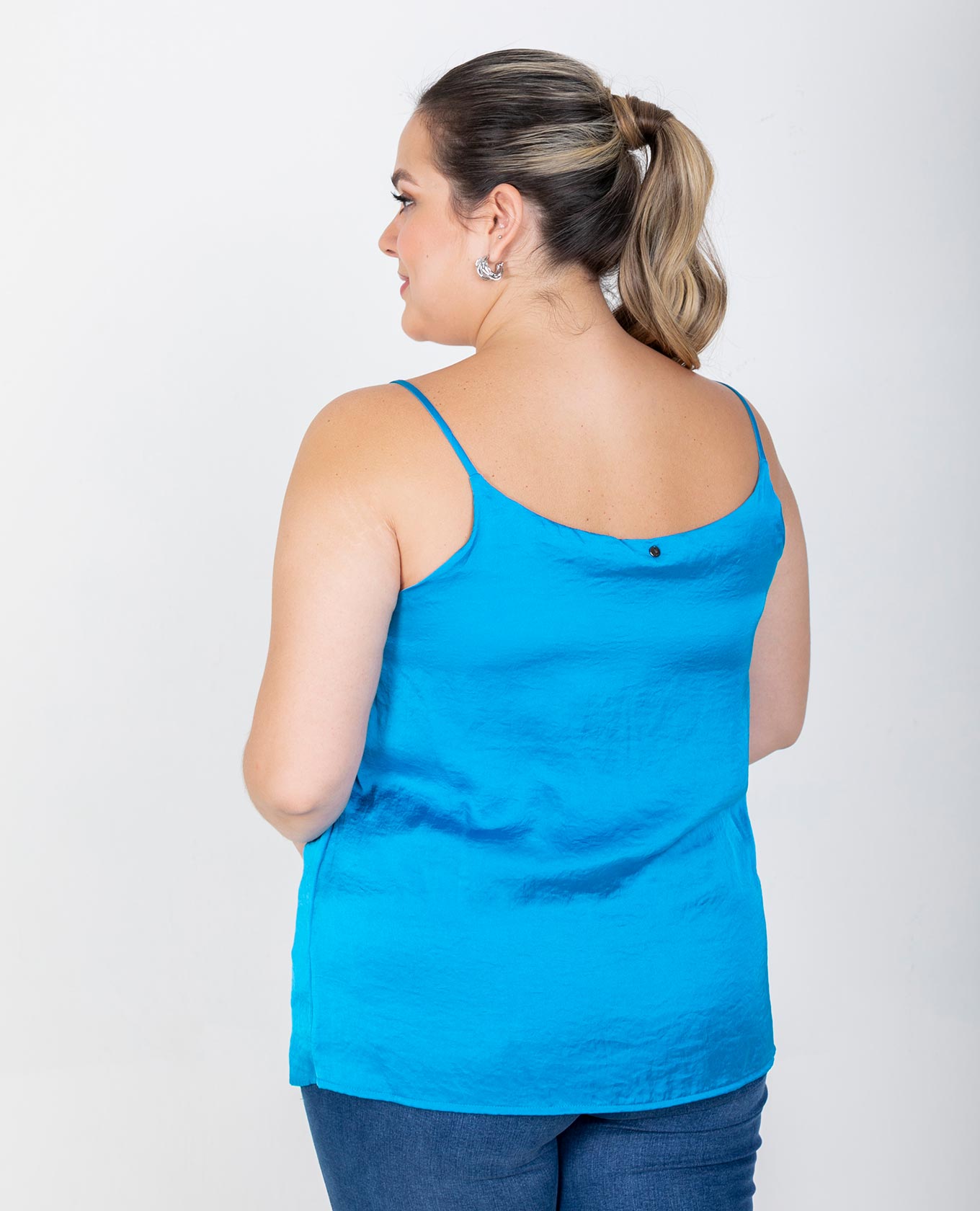 BLUSA BÁSICA TALLAS GRANDES OLIVIA Adrissa