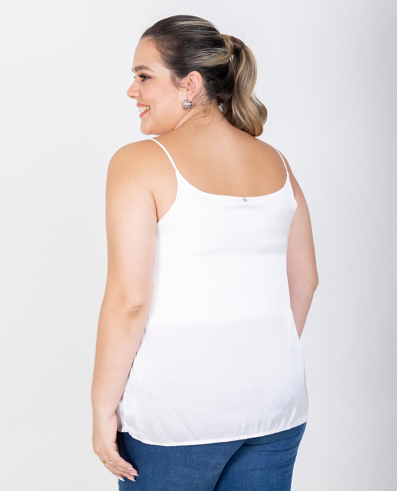 BLUSA BÁSICA TALLAS GRANDES OLIVIA Adrissa