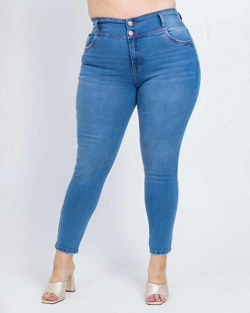 JEAN TALLAS GRANDES SKINNY Adrissa