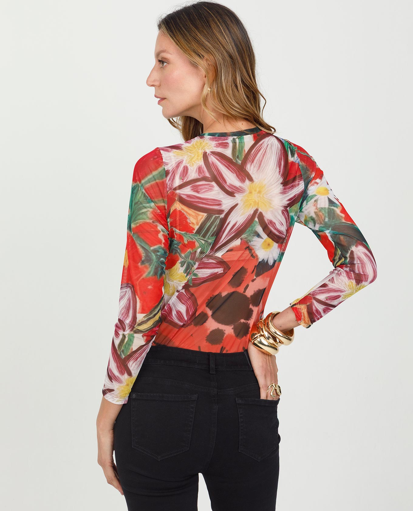 BUZO MESH PARA MUJER ESTAMPADO EXCLUSIVO MATISSE Adrissa | Ropa para mujer