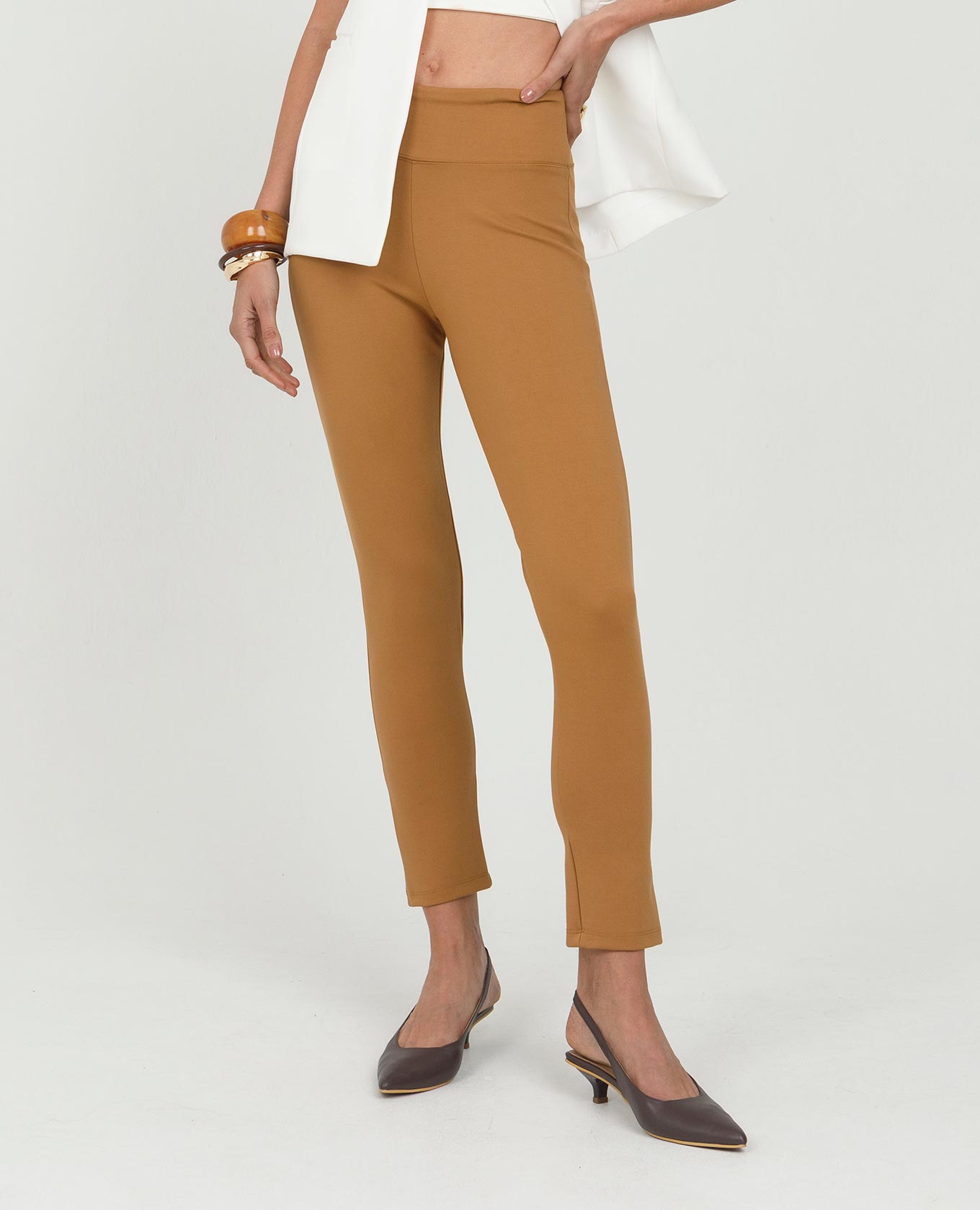 LEGGINS PARA MUJER BASICO LAYLA CARAMELO Adrissa