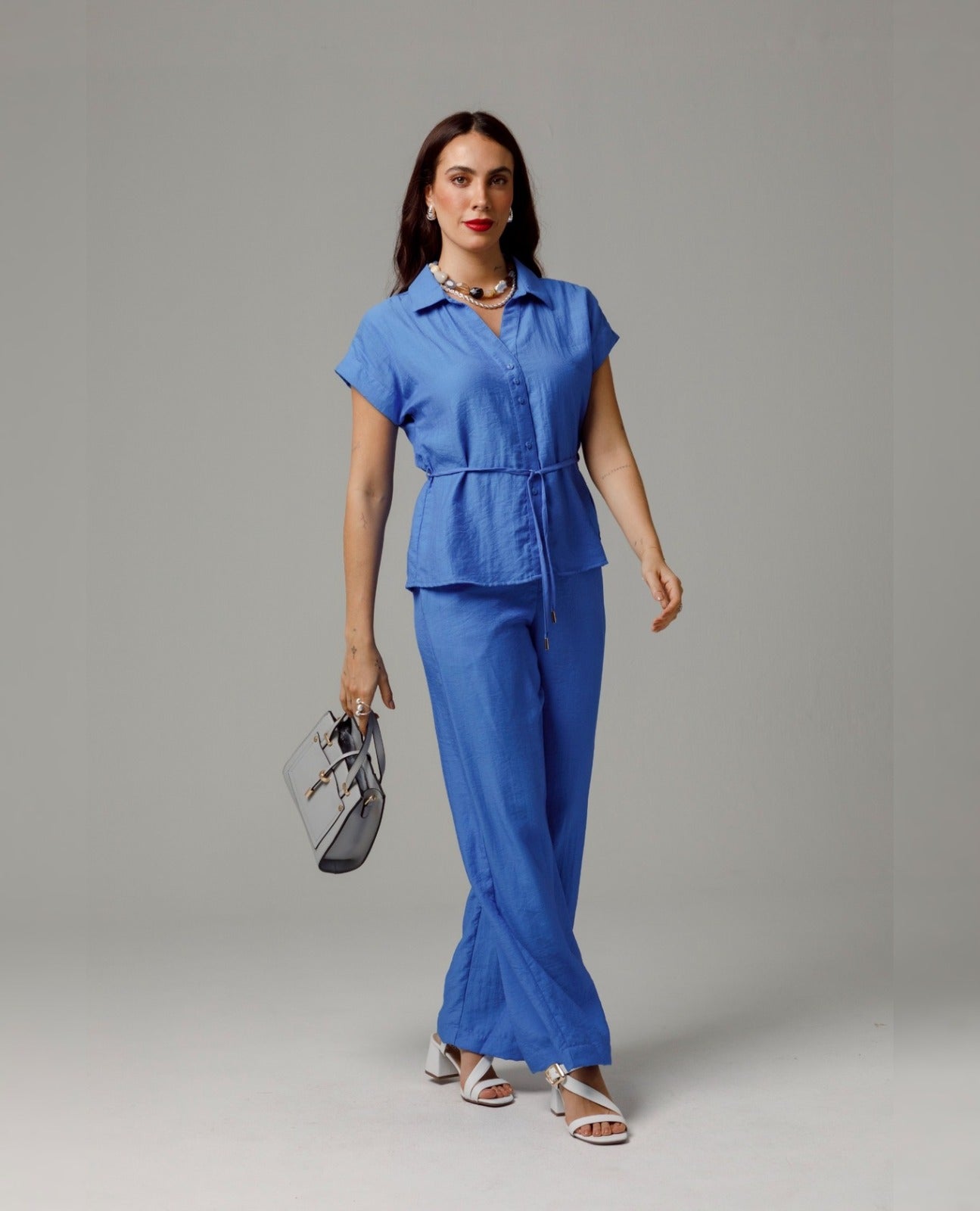 PANTALON RECTO PARA MUJER CINTURA CON ELASTICO EN TRASERO Adrissa | Ropa para mujer Pantalones