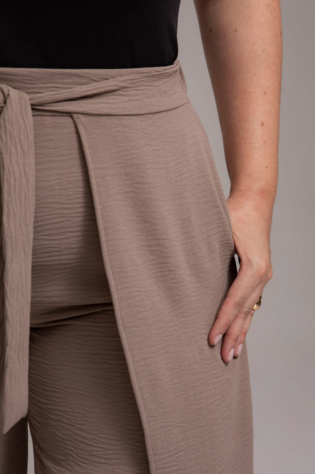 PANTALON PAREO TALLAS GRANDES CON ELASTICO EN CINTURA Adrissa | Ropa para mujer Pantalones