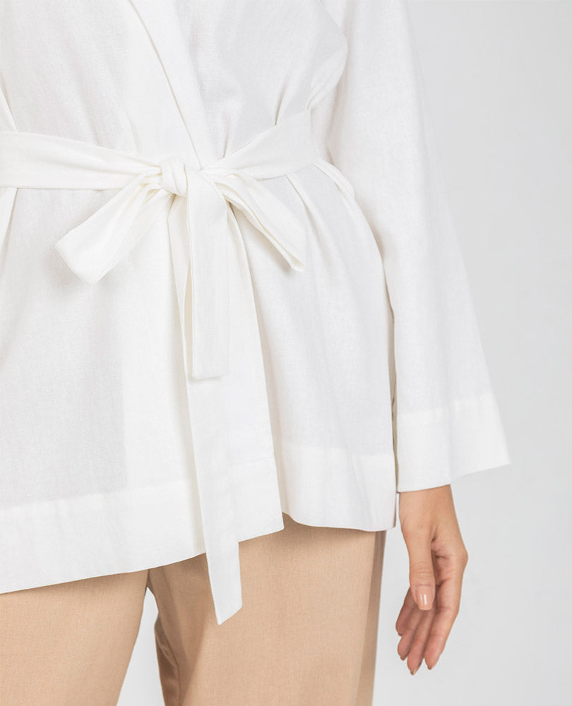 BLAZER LIVIANO PARA MUJER CON CINTURÓN Adrissa