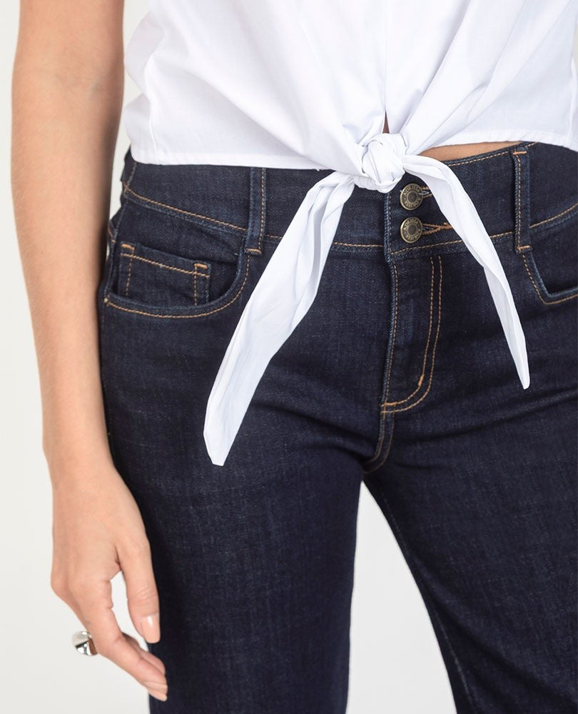 BLUSA ANUDADA PARA MUJER HOMBRO RODADO Adrissa