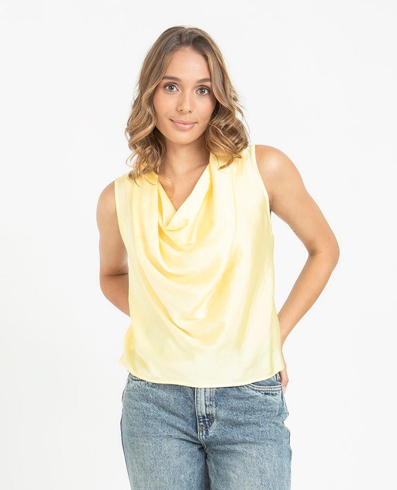 BLUSA BÁSICA MARCELA AMARILLO Adrissa