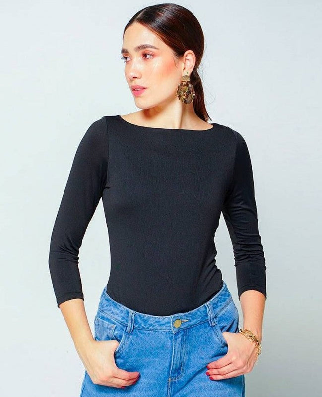 BLUSA BÁSICA SOFIA NEGRO Adrissa