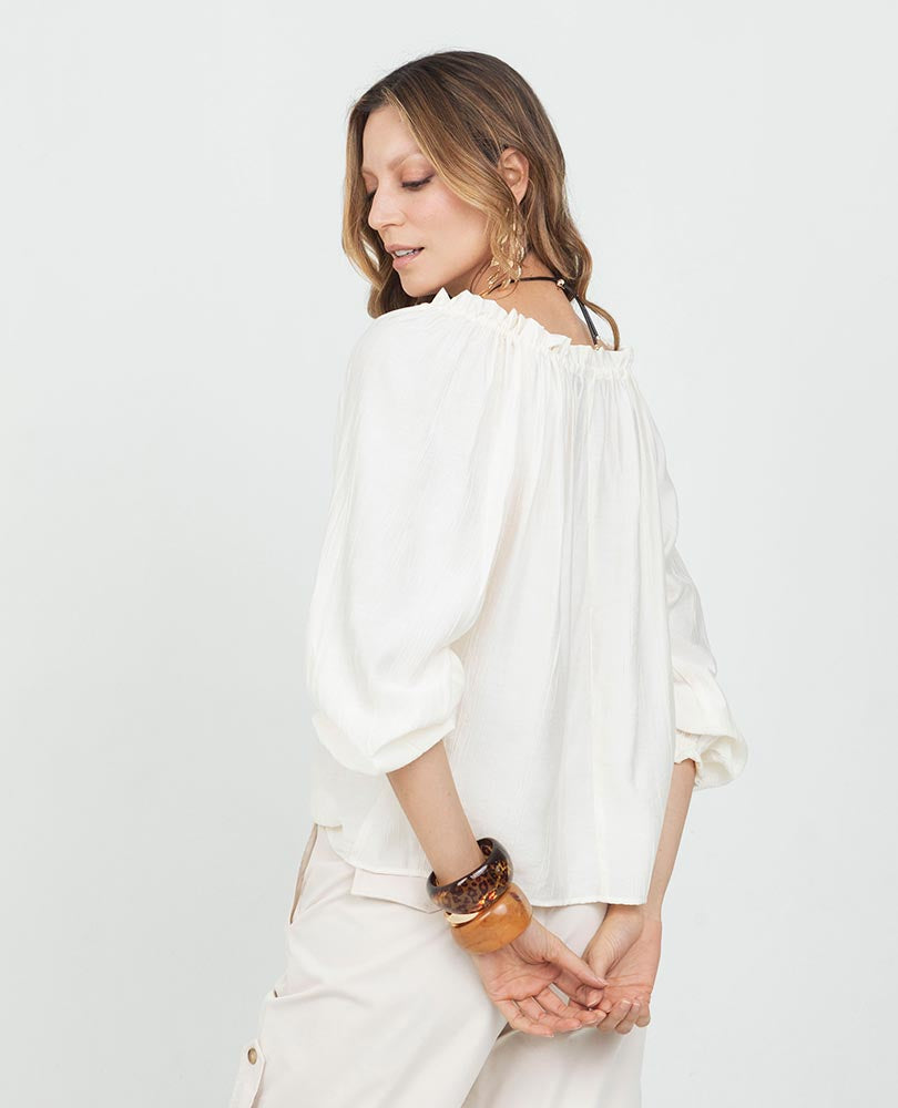BLUSA BOHEMIA PARA MUJER EN TELA CON EFE Adrissa