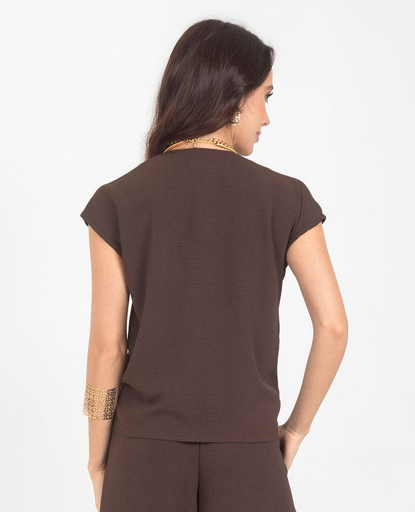 BLUSA CON ENTORCHADO PARA MUJER Adrissa