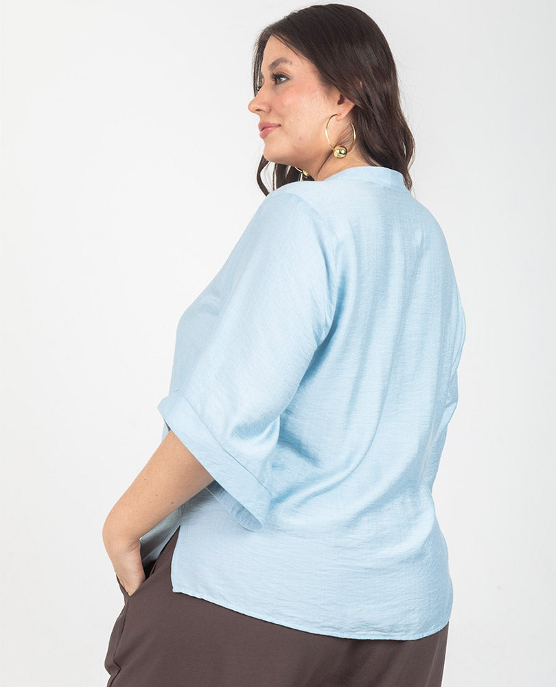 BLUSA CUELLO NERU TALLAS GRANDES Adrissa