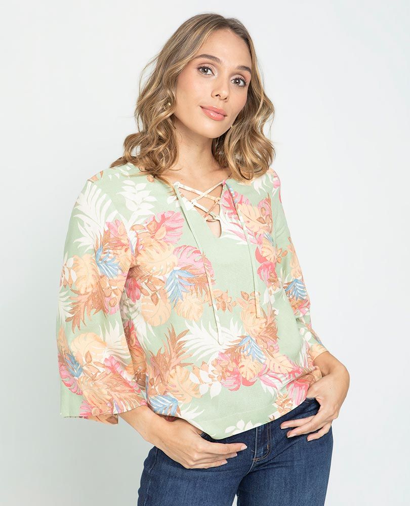 BLUSA ESTAMPADA PARA MUJER Adrissa
