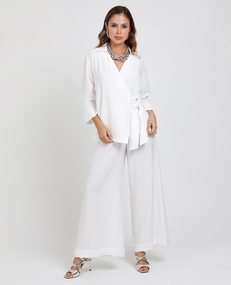 BLUSA MANGA 3/4 PARA MUJER CRUZADA Adrissa