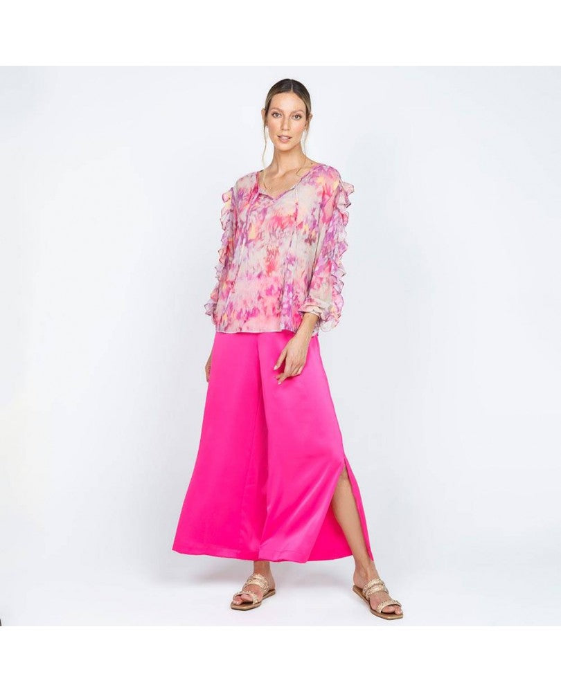 BLUSA MANGA LARGA PARA MUJER ESTAMPADA Adrissa