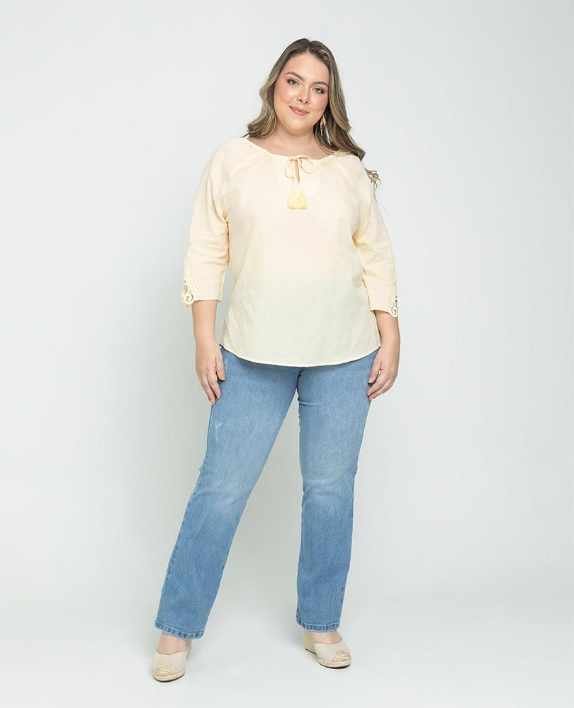 BLUSA MANGA RANGLAN TALLAS GRANDES Adrissa