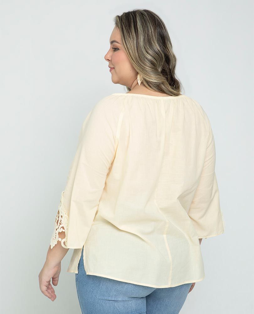 BLUSA MANGA RANGLAN TALLAS GRANDES Adrissa