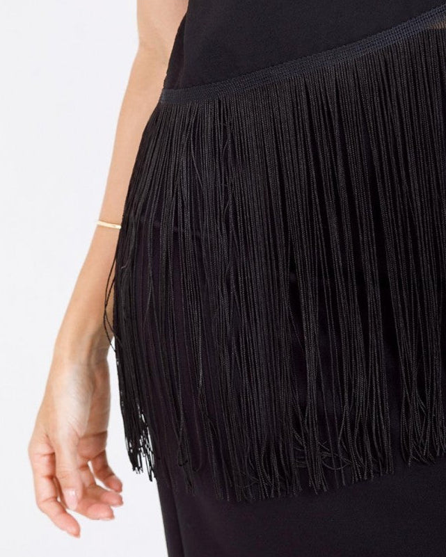 BLUSA NEGRA PARA MUJER DE CELEBRACIÓN Adrissa