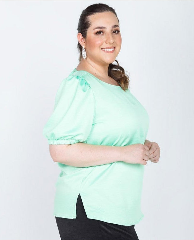 BLUSA TALLAS GRANDES MANGA CORTA Adrissa
