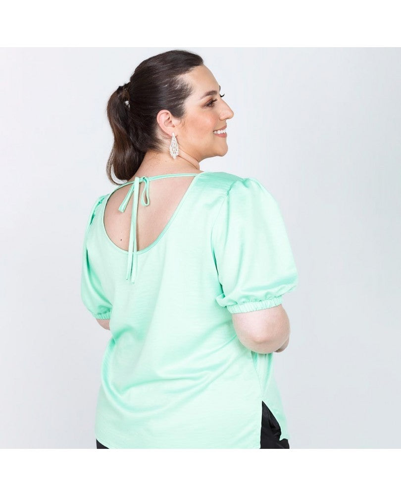 BLUSA TALLAS GRANDES MANGA CORTA Adrissa