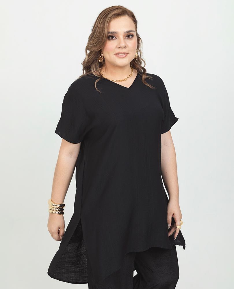 BLUSÓN ESCOTE V TALLAS GRANDES Adrissa