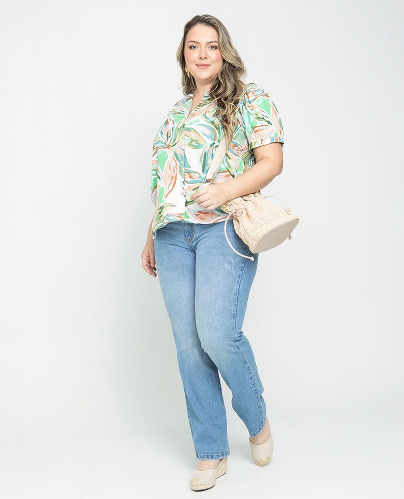 CAMISA ESTAMPADA TALLAS GRANDES Adrissa