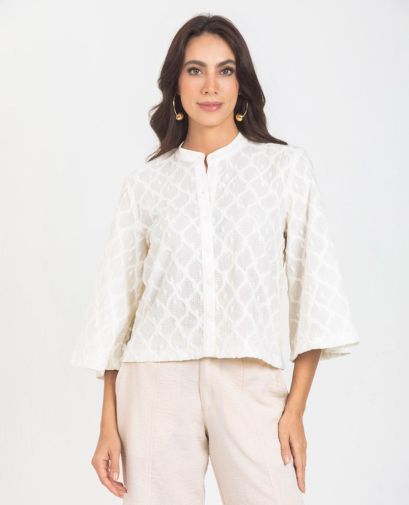 CAMISA MANGA 3/4 PARA MUJER Adrissa