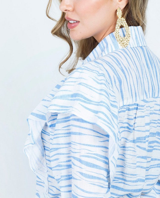 CAMISA MANGA LARGA PARA MUJER ESTAMPADA Adrissa