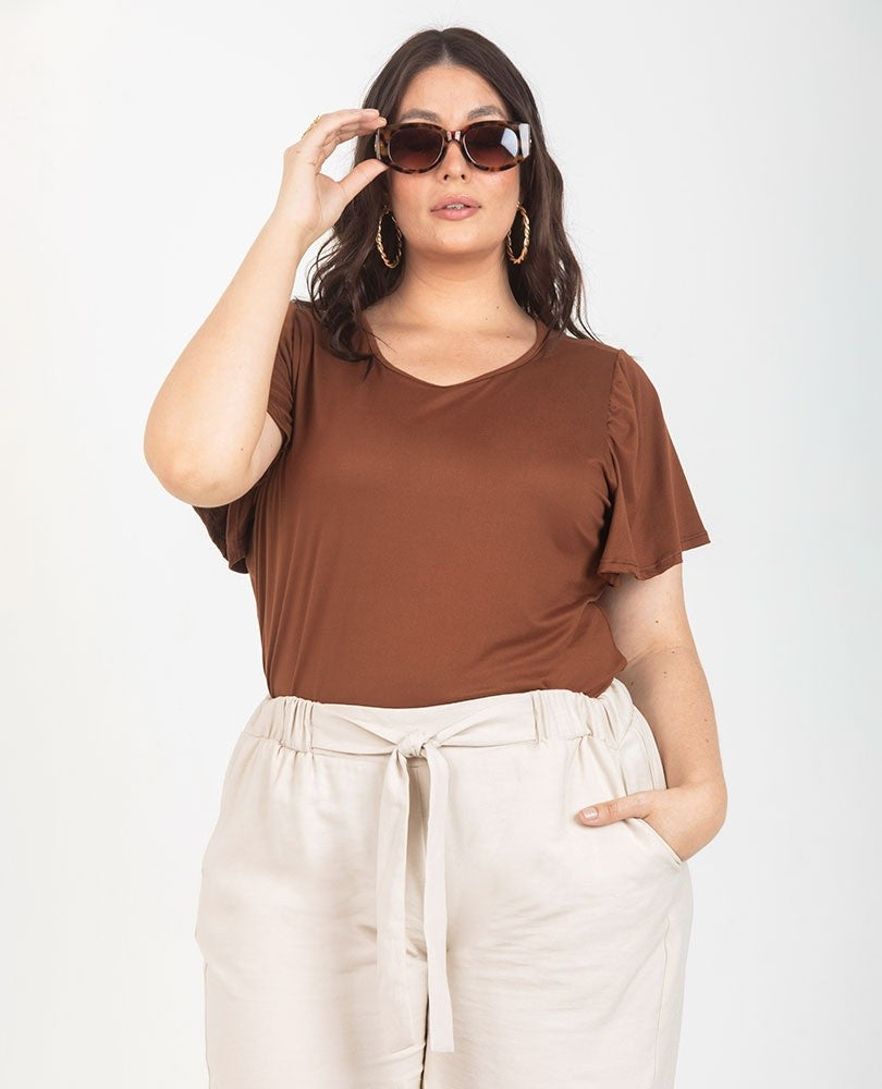 CAMISETA MANGA CORTA TALLAS GRANDES Adrissa