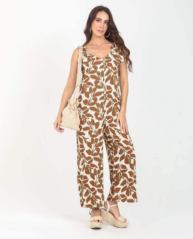 ENTERIZO LARGO PARA MUJER ESTAMPADO Adrissa