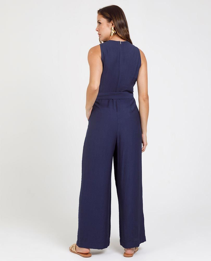 ENTERIZO LARGO PARA MUJER MEZCLA DE TELA Adrissa