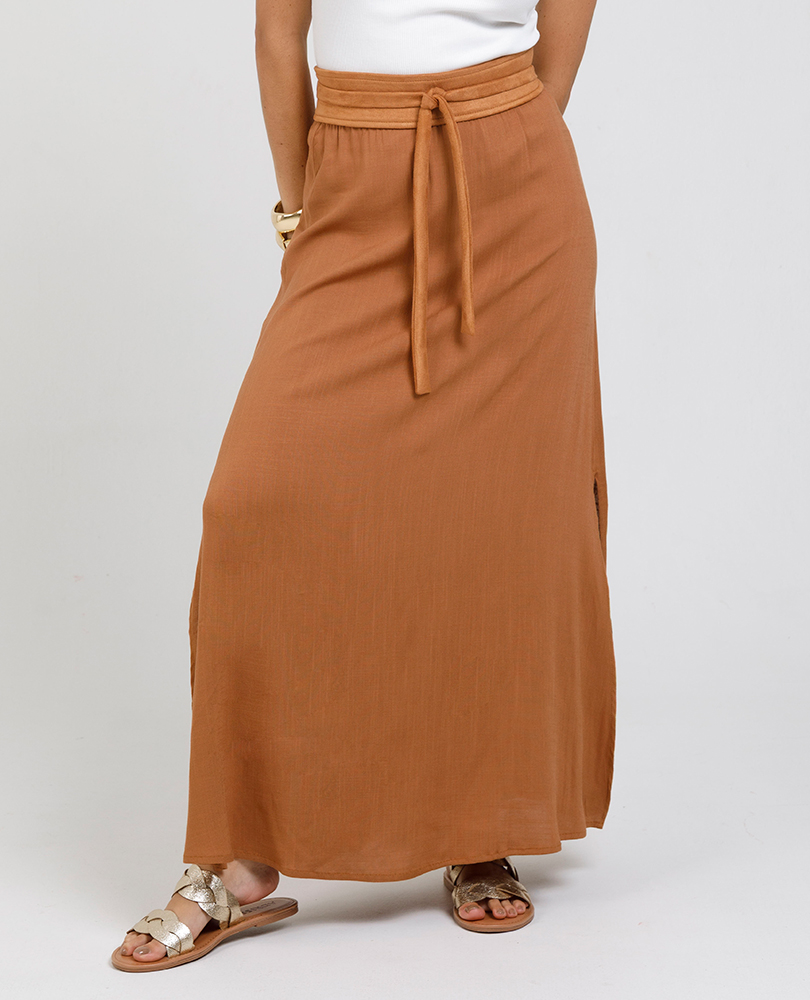 FALDA LARGA PARA MUJER ELÁSTICO CINTURA Adrissa
