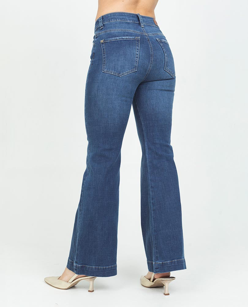 JEAN FLARE PARA MUJER TONO MEDIO Adrissa