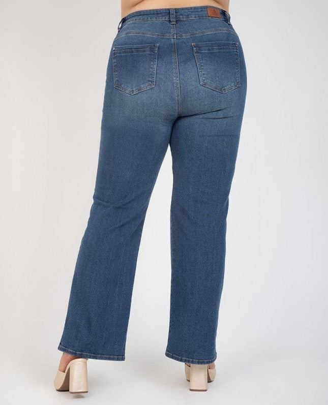 JEAN PALAZZO TALLAS GRANDES CON COSTURAS Adrissa