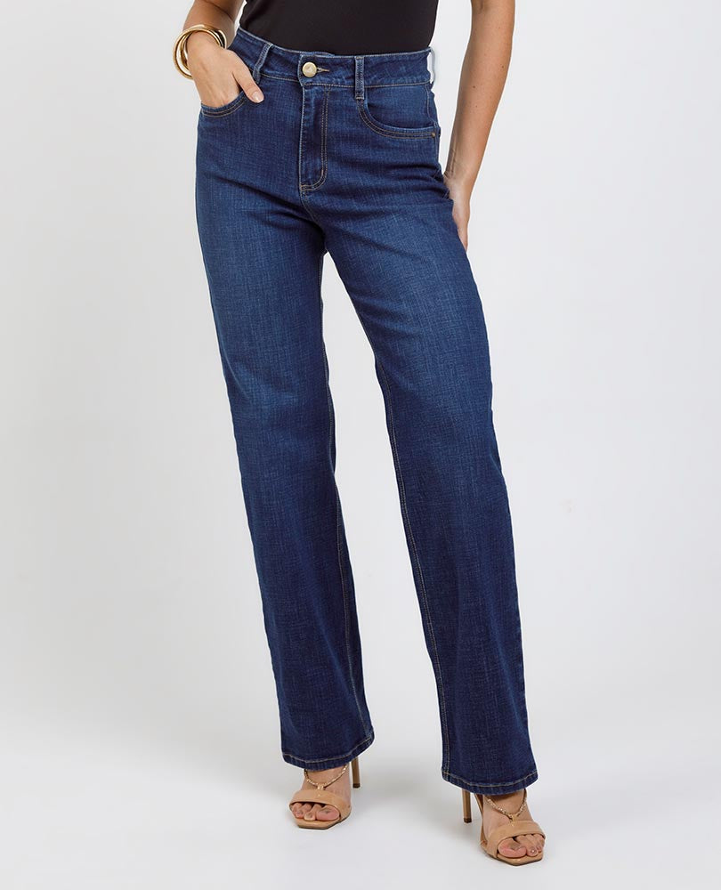 JEAN REGULAR PARA MUJER CON DESGASTE Adrissa