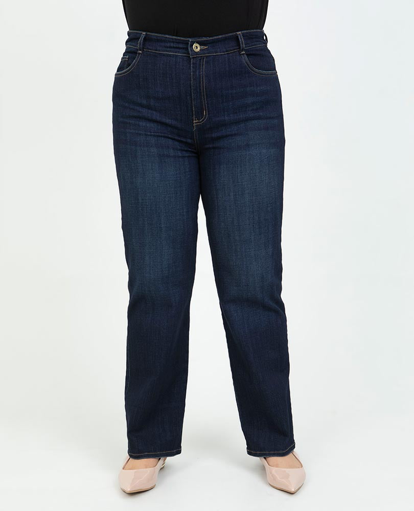 JEAN REGULAR TALLAS GRANDES TONO OSCURO Adrissa