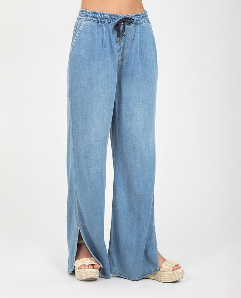 JEAN WIDE LEG PARA MUJER ABERTURAS Adrissa