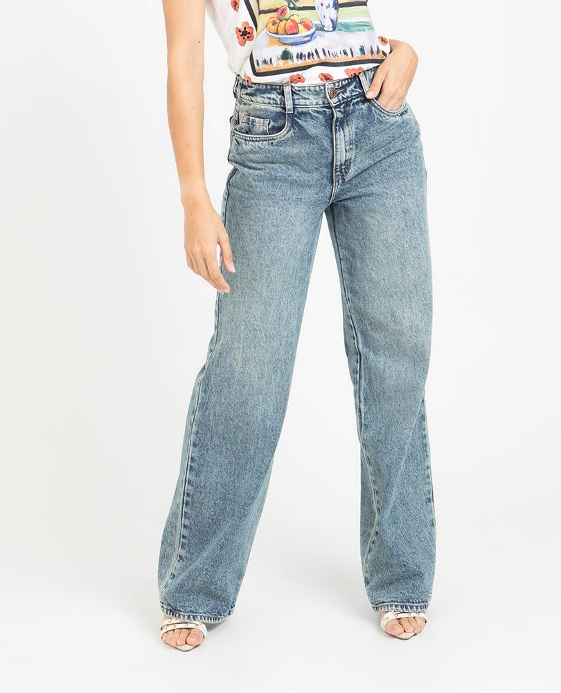 JEAN WIDE LEG PARA MUJER TONO DIRTY Adrissa