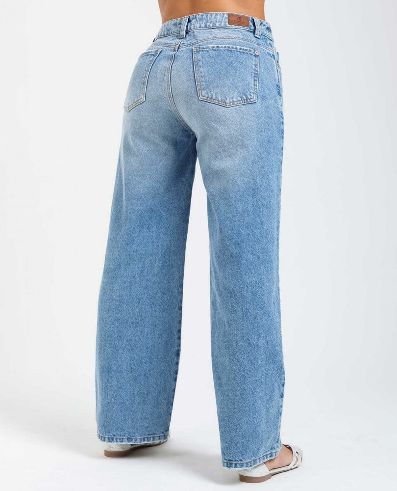 JEAN WIDE LEG PARA MUJER TONO MEDIO Adrissa