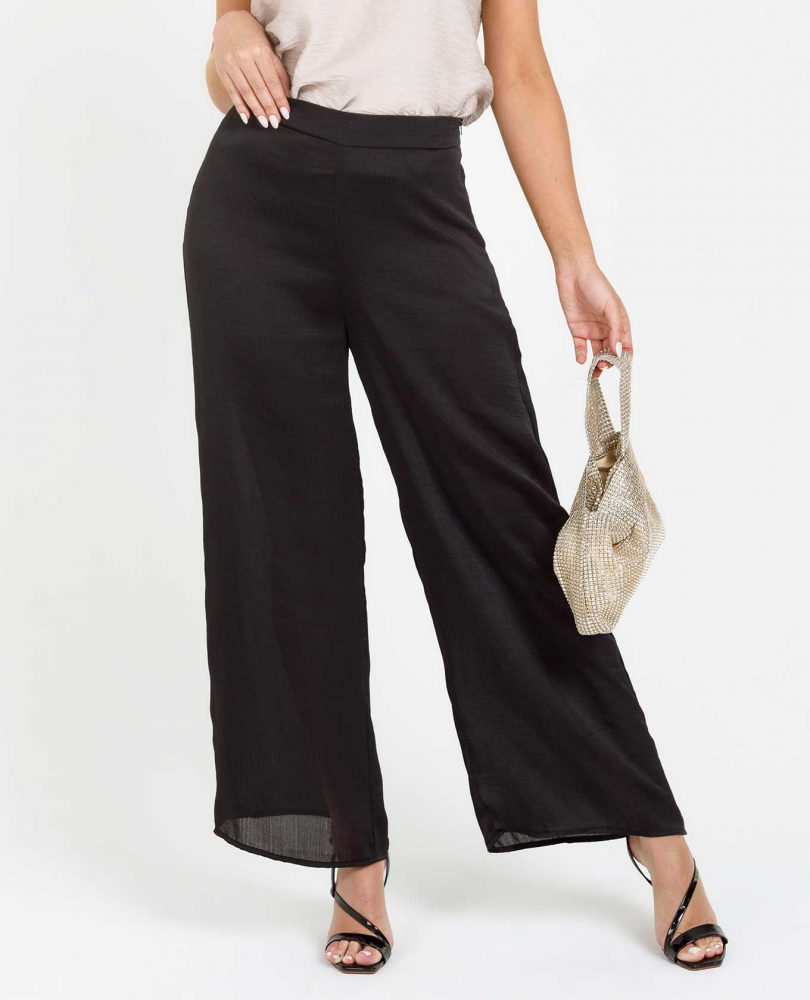 PANTALÓN NEGRO CELEBRACIÓN SILUETA WIDE LEG Adrissa