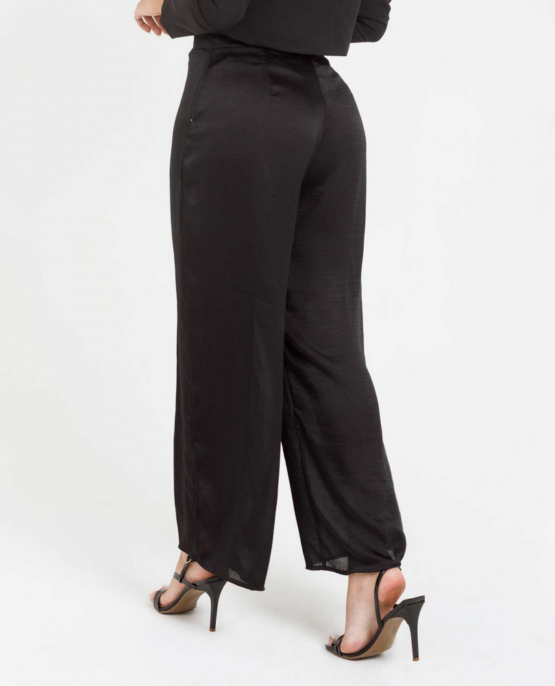 PANTALÓN NEGRO CELEBRACIÓN SILUETA WIDE LEG Adrissa