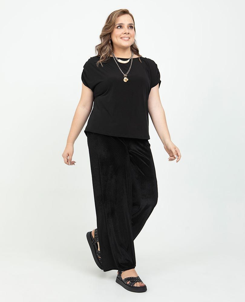 PANTALÓN NEGRO TALLAS GRANDES CELEBRACIÓN Adrissa