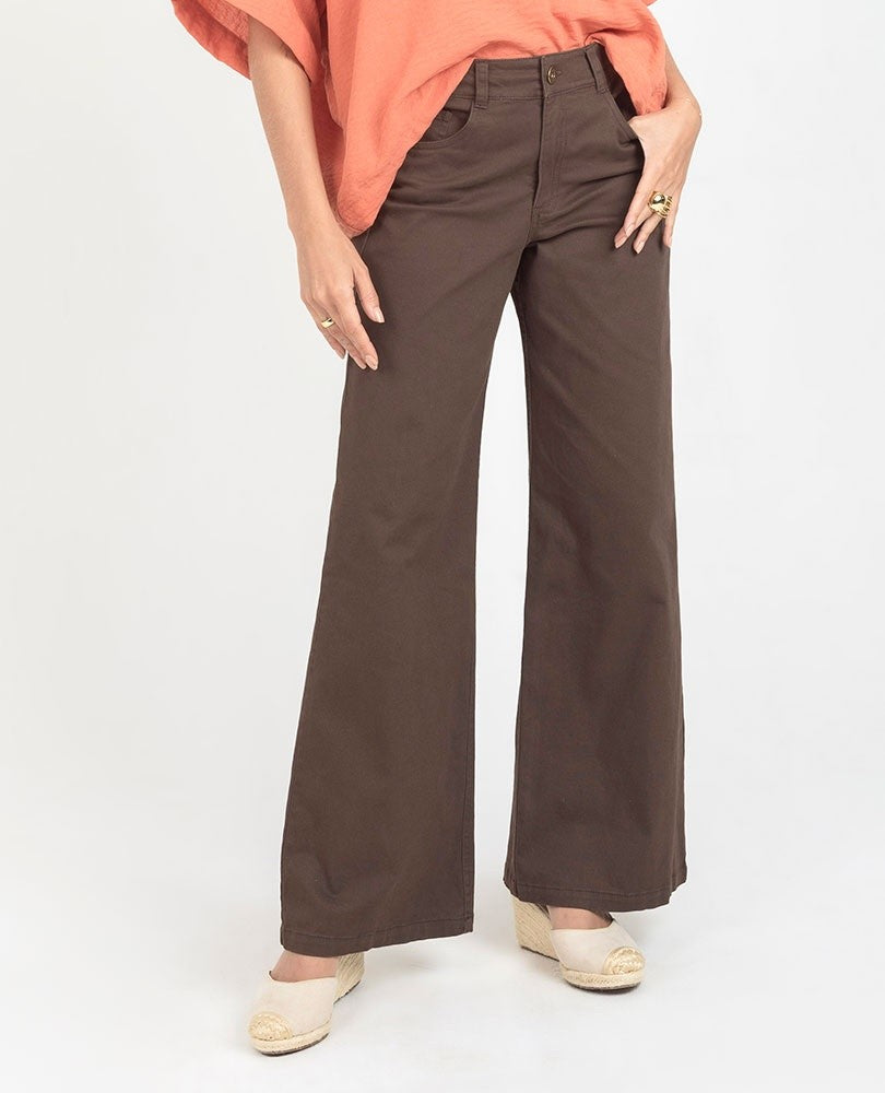 PANTALÓN PALAZZO PARA MUJER CINCO BOLSILLOS Adrissa