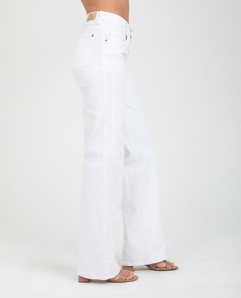 PANTALÓN PALAZZO PARA MUJER CON CORTES Adrissa