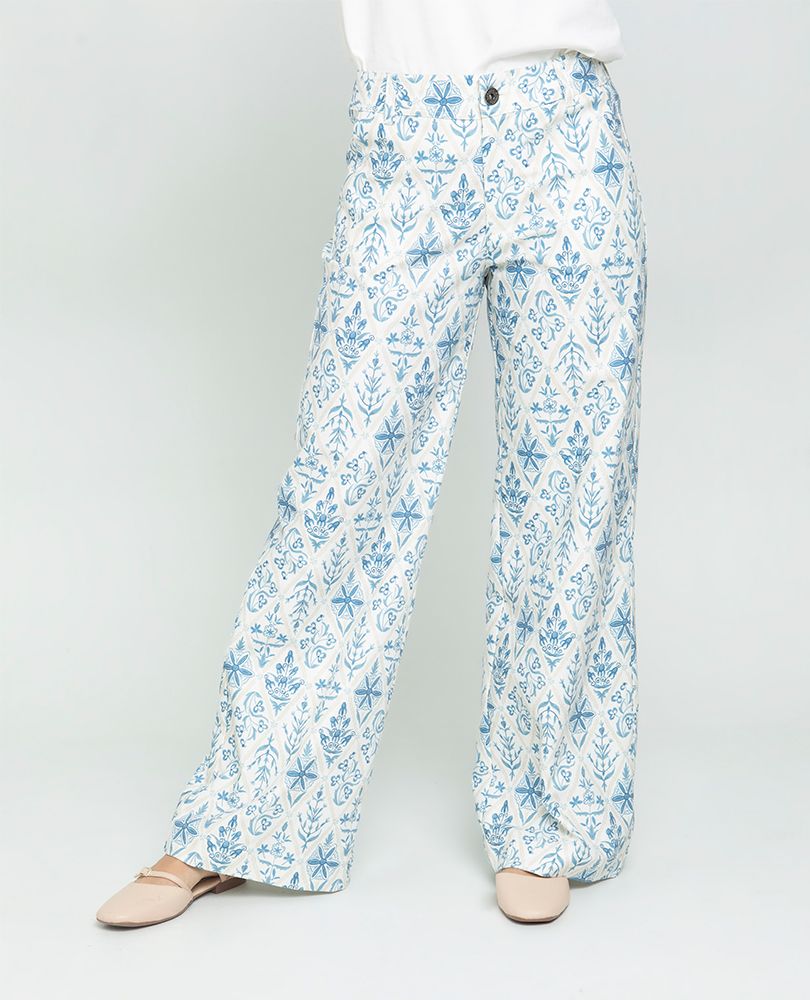 PANTALÓN PALAZZO PARA MUJER ESTAMPADO Adrissa