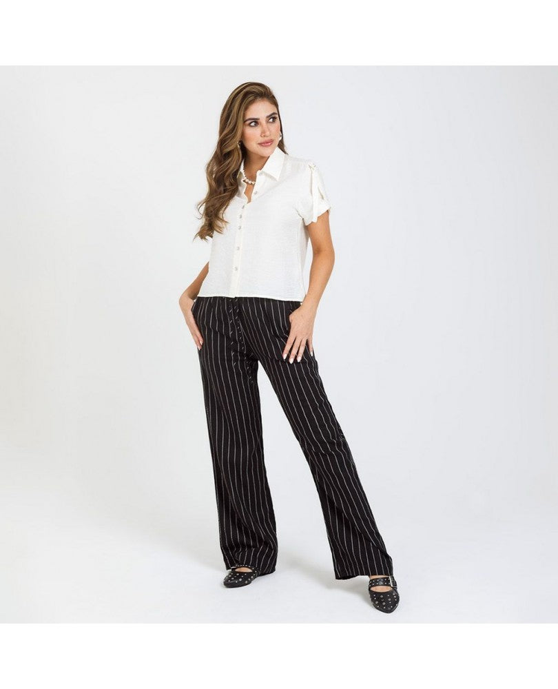 PANTALÓN RAYA TIZA PARA MUJER Adrissa