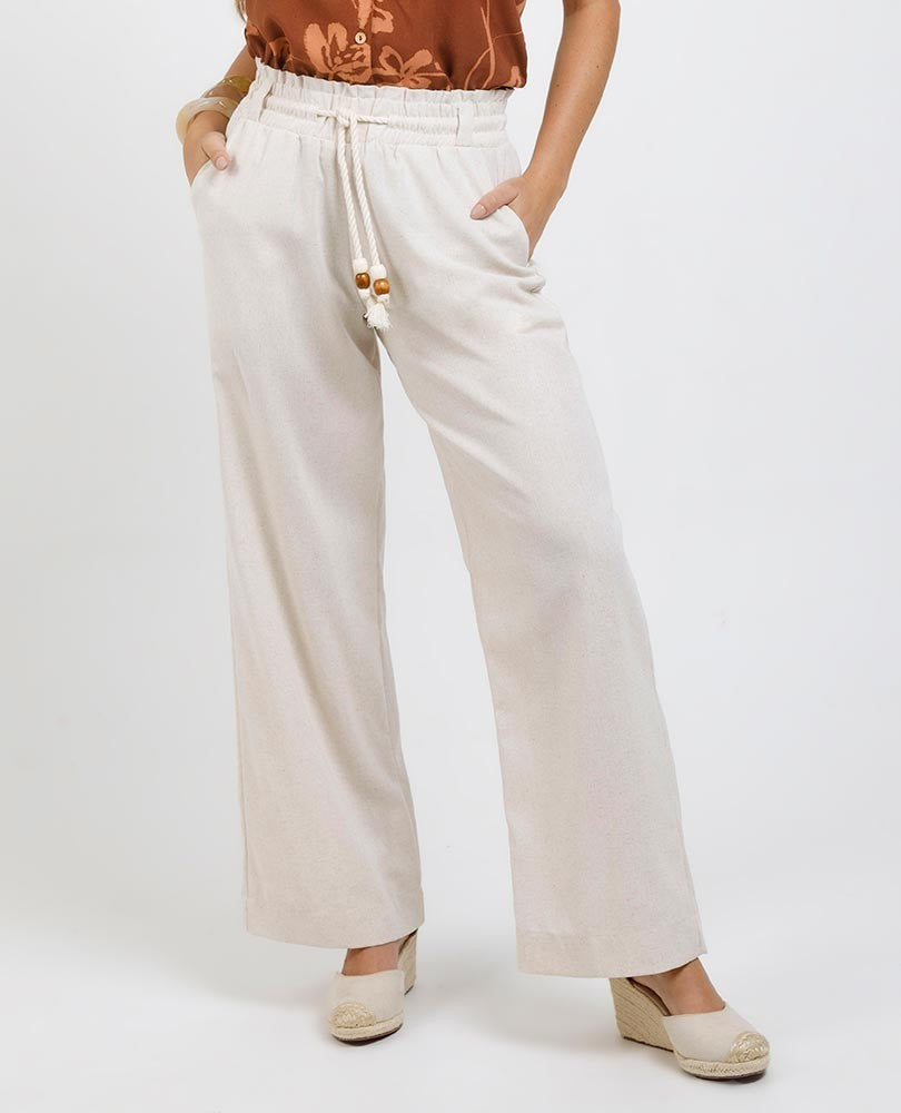 PANTALÓN RECTO PARA MUJER CON ELASTICO Adrissa