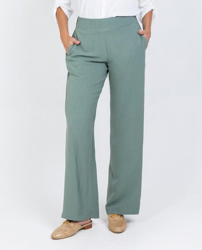 PANTALÓN RECTO PARA MUJER CON ELASTICO Adrissa