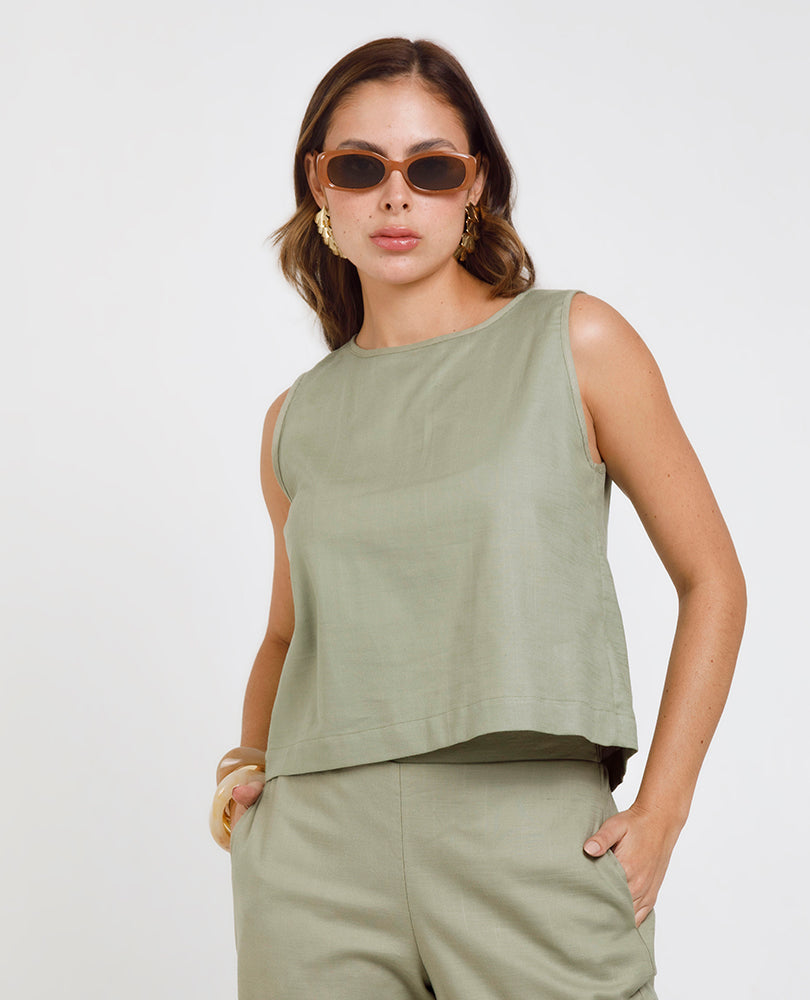 TOP MANGA SISA PARA MUJER CON PERILLA Adrissa