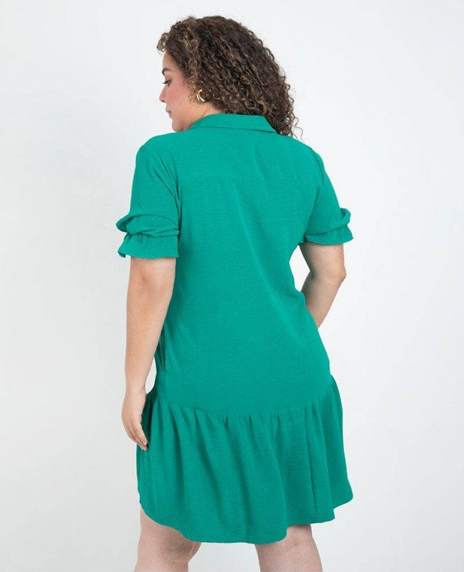 VESTIDO CAMISERO TALLAS GRANDES Adrissa