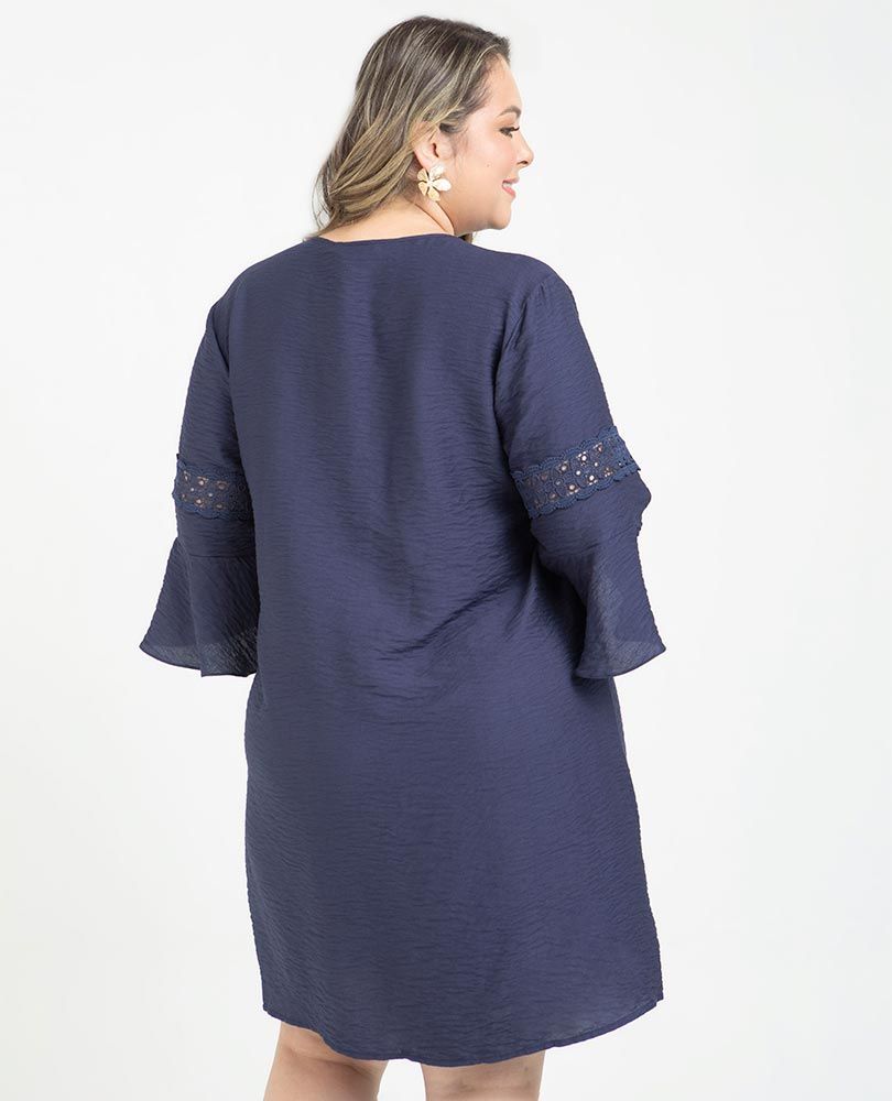 VESTIDO CORTO TALLAS GRANDES Adrissa